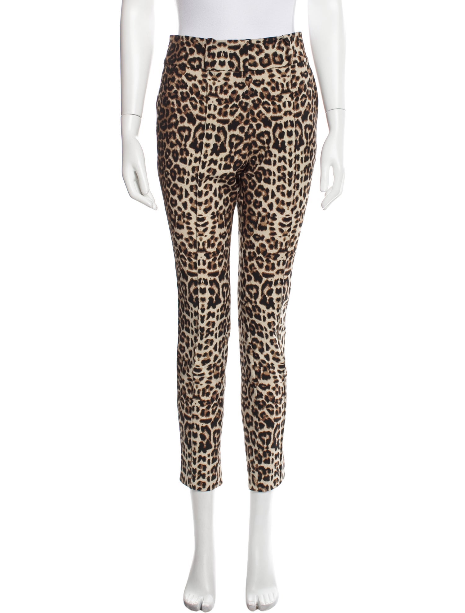 Veronica Beard Animal Print Skinny Leg Pants