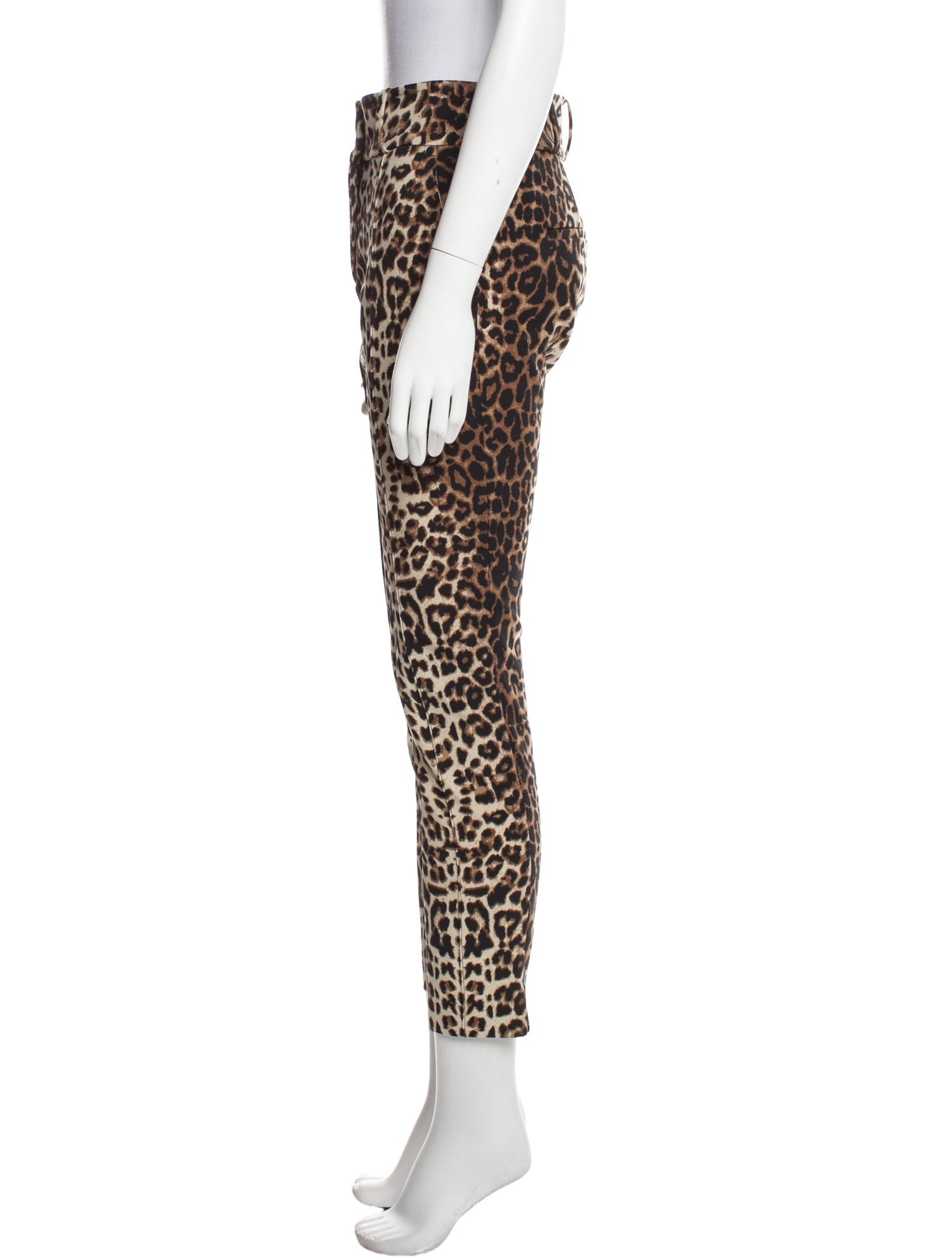 Veronica Beard Animal Print Skinny Leg Pants