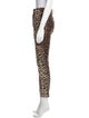 Veronica Beard Animal Print Skinny Leg Pants