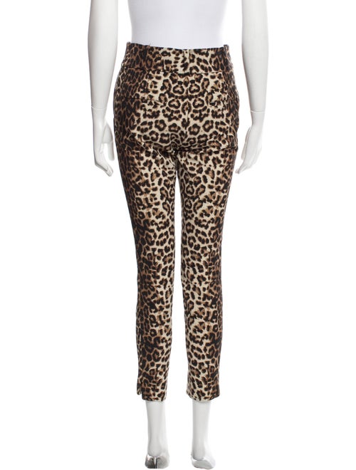 Veronica Beard Animal Print Skinny Leg Pants