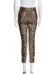 Veronica Beard Animal Print Skinny Leg Pants