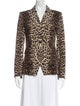 Veronica Beard Animal Print Blazer