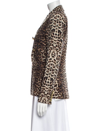 Veronica Beard Animal Print Blazer
