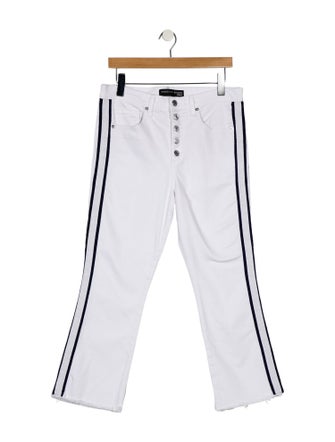 Veronica Beard High-Rise Straight Leg Jeans