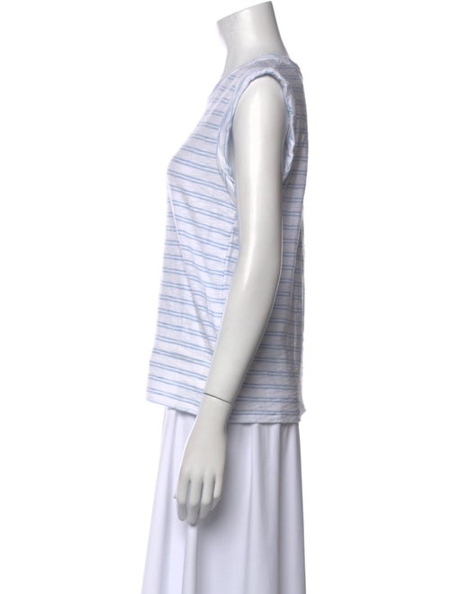 Veronica Beard Striped Crew Neck Top