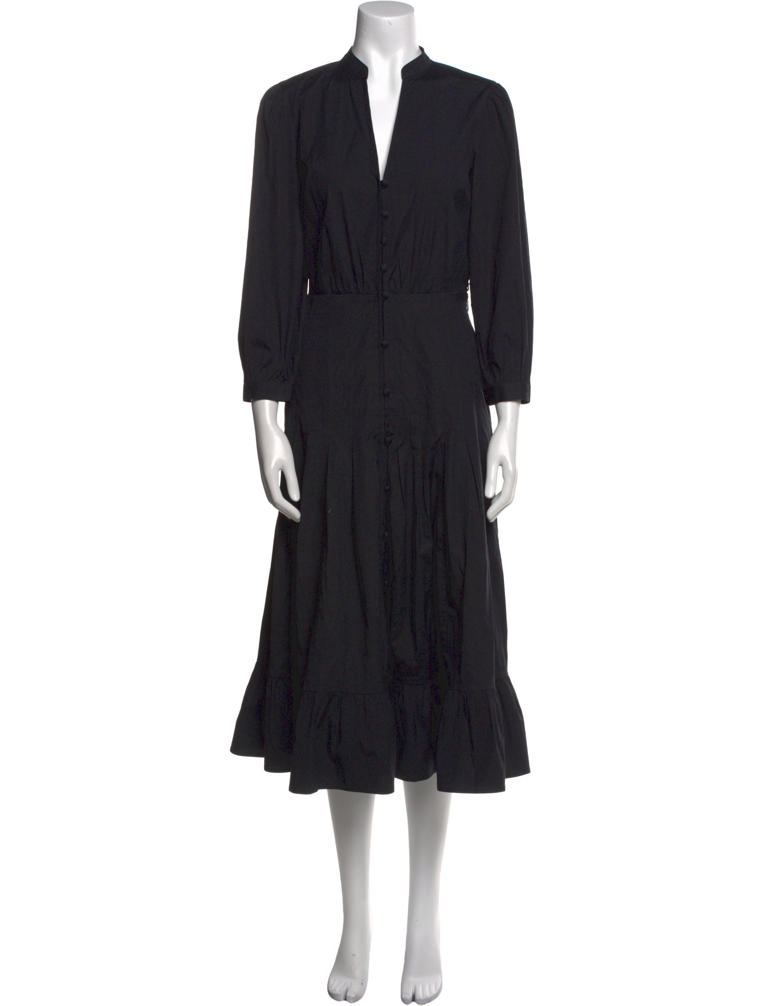 Veronica Beard V-Neck Midi Length Dress