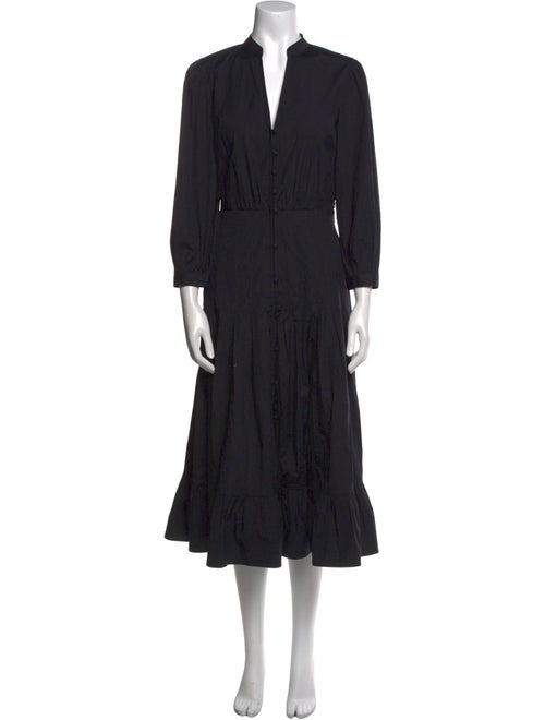 Veronica Beard V-Neck Midi Length Dress