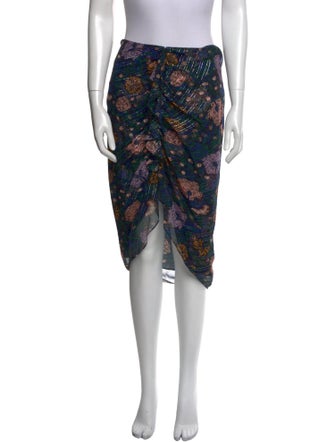 Veronica Beard Silk Knee-Length Skirt