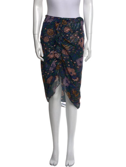 Veronica Beard Silk Knee-Length Skirt