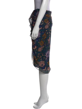 Veronica Beard Silk Knee-Length Skirt