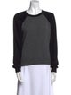 Veronica Beard Cashmere Colorblock Pattern Sweater