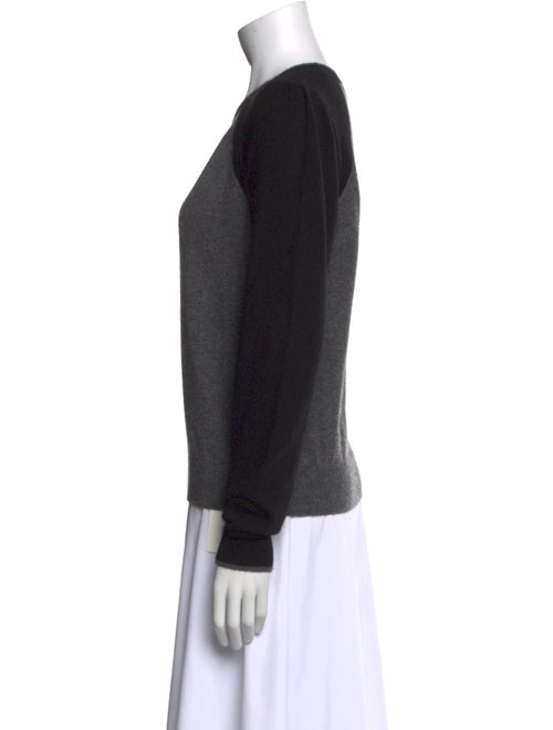 Veronica Beard Cashmere Colorblock Pattern Sweater