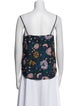 Veronica Beard Silk Floral Print Top