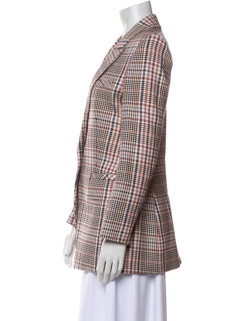 Veronica Beard Plaid Print Blazer