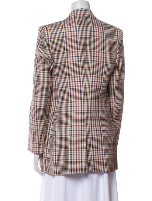 Veronica Beard Plaid Print Blazer