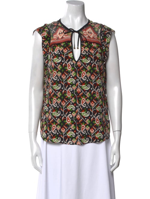Veronica Beard Silk Printed Blouse