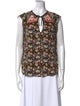 Veronica Beard Silk Printed Blouse