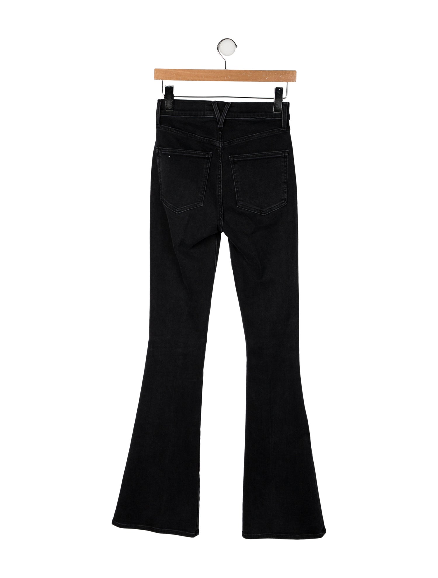 Veronica Beard Mid-Rise Wide Leg Jeans