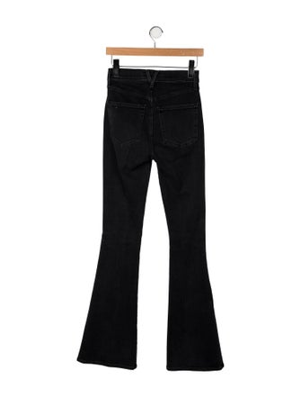 Veronica Beard Mid-Rise Wide Leg Jeans