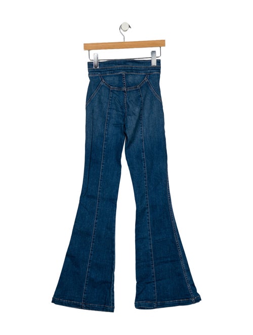 Veronica Beard Mid-Rise Flared Jeans