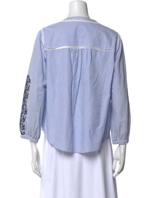 Veronica Beard Printed Scoop Neck Blouse