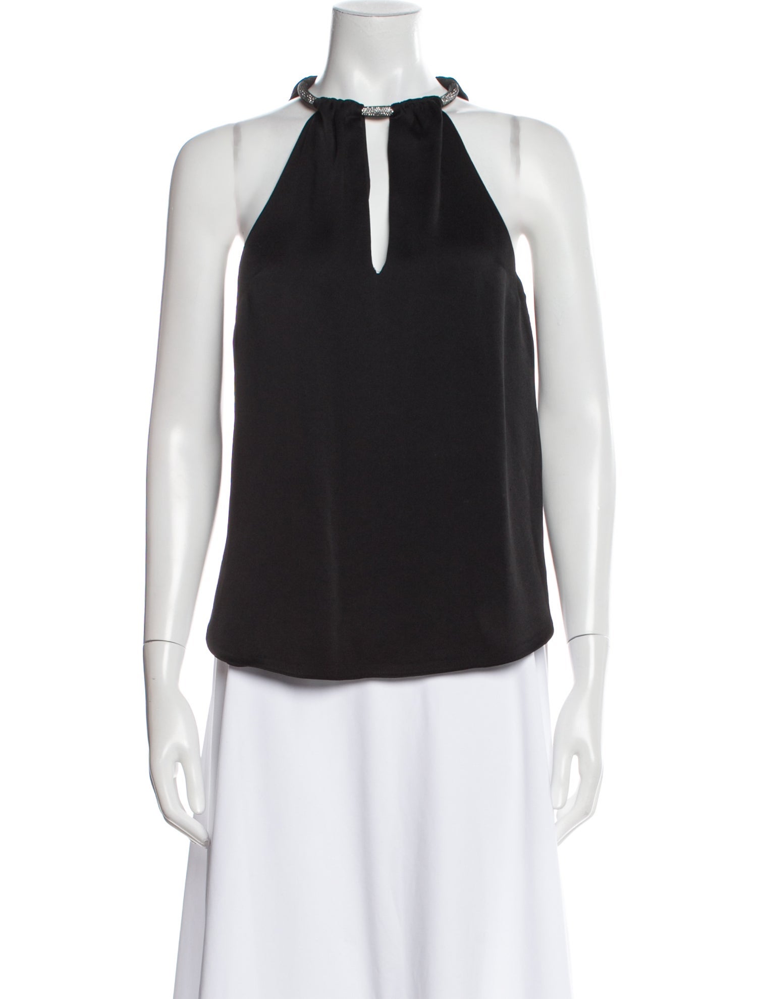 Veronica Beard Halterneck Sleeveless Blouse