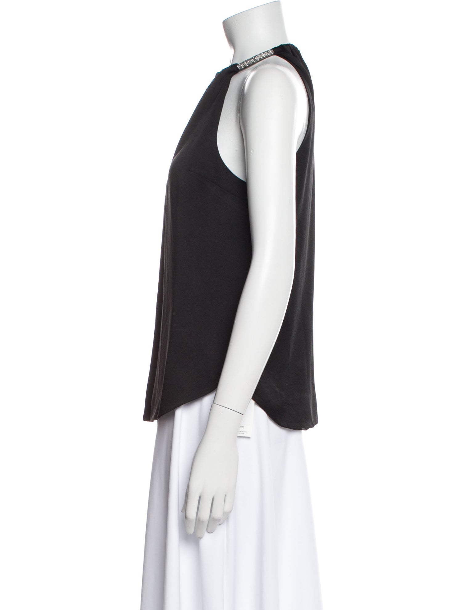 Veronica Beard Halterneck Sleeveless Blouse