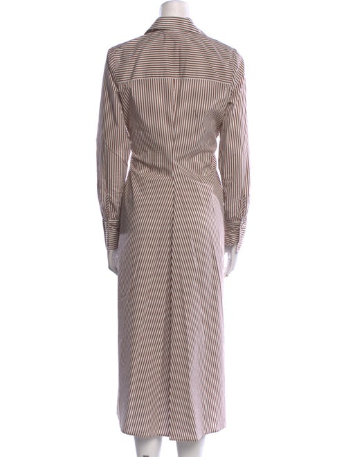 Veronica Beard Striped Midi Length Dress