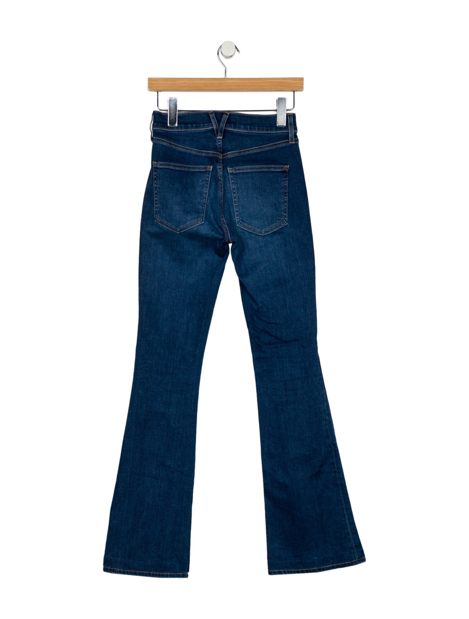 Veronica Beard Mid-Rise Wide Leg Jeans