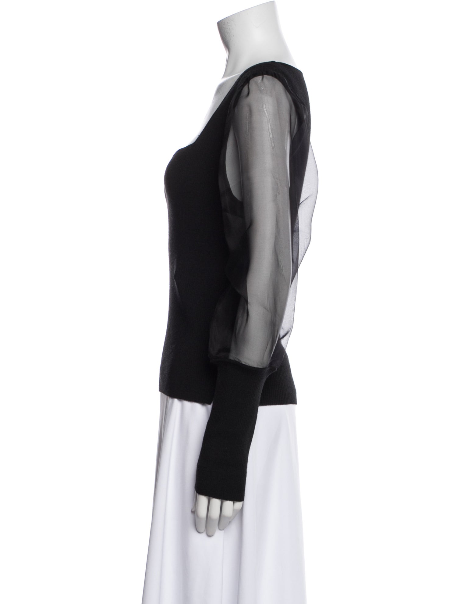 Veronica Beard Merino Wool V-Neck Top w/ Tags