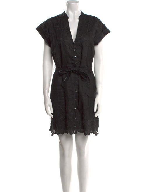 Veronica Beard V-Neck Mini Dress