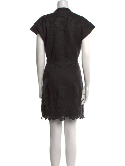 Veronica Beard V-Neck Mini Dress