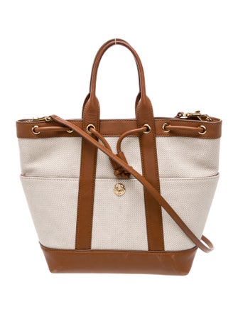 Veronica Beard Canvas Bucket Bag