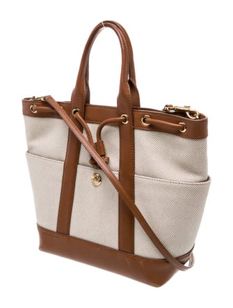 Veronica Beard Canvas Bucket Bag