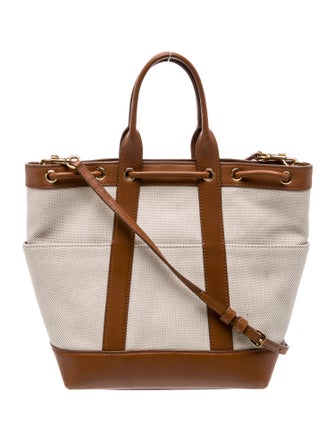 Veronica Beard Canvas Bucket Bag