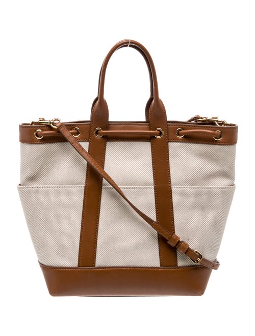 Veronica Beard Canvas Bucket Bag