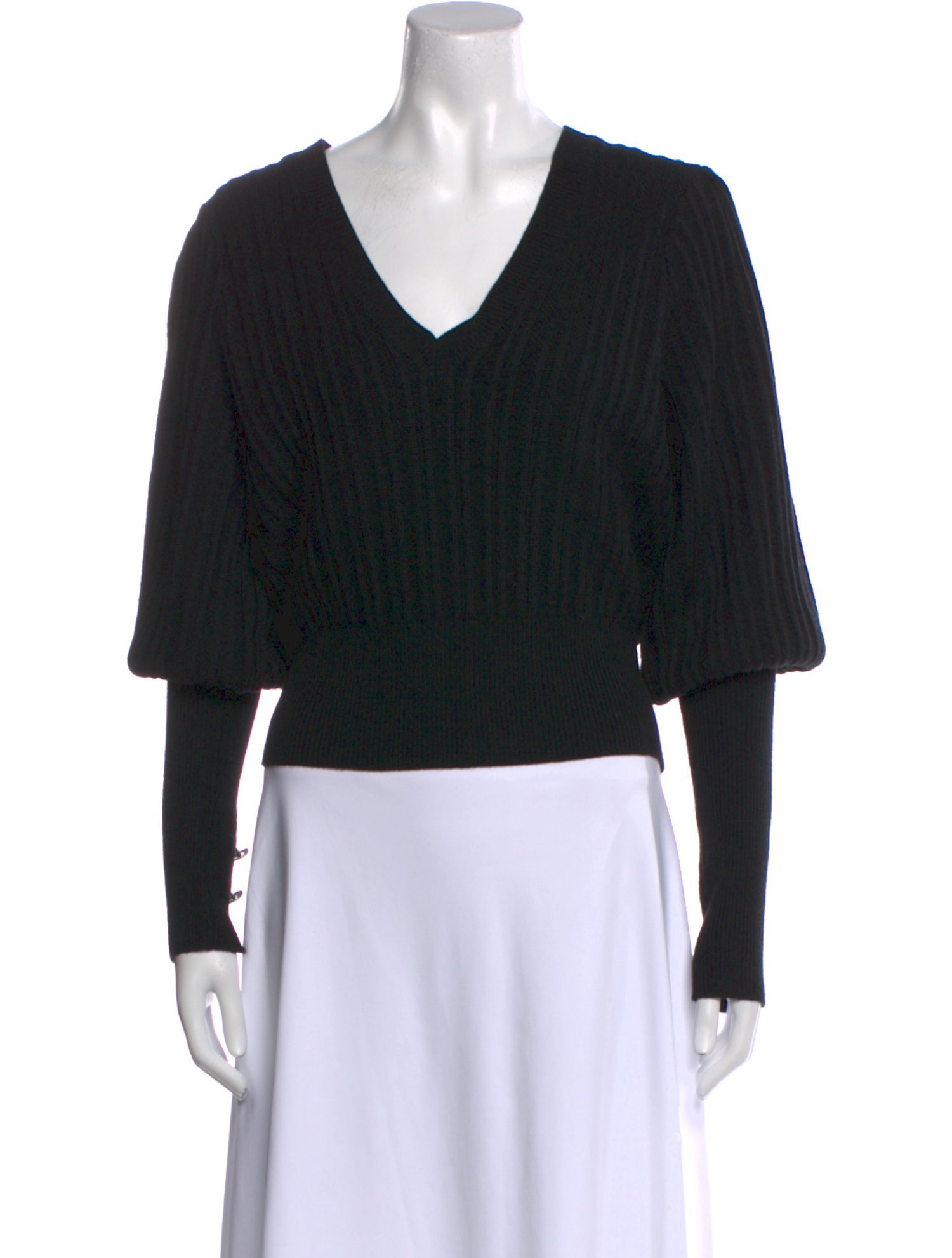 Veronica Beard Merino Wool V-Neck Sweater