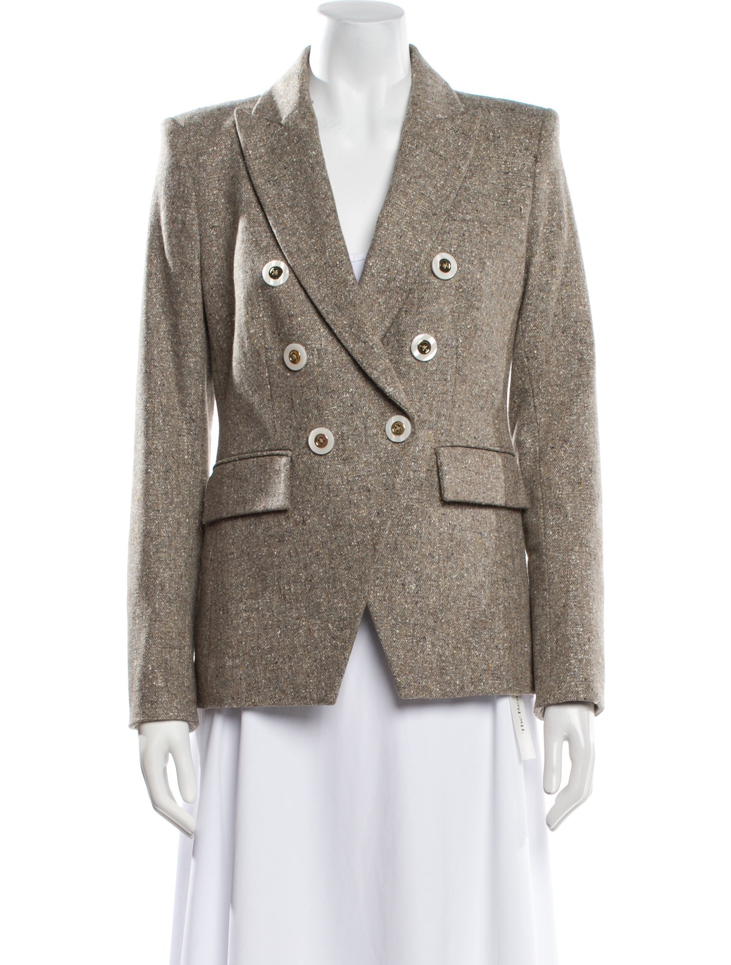 Veronica Beard Wool Printed Blazer