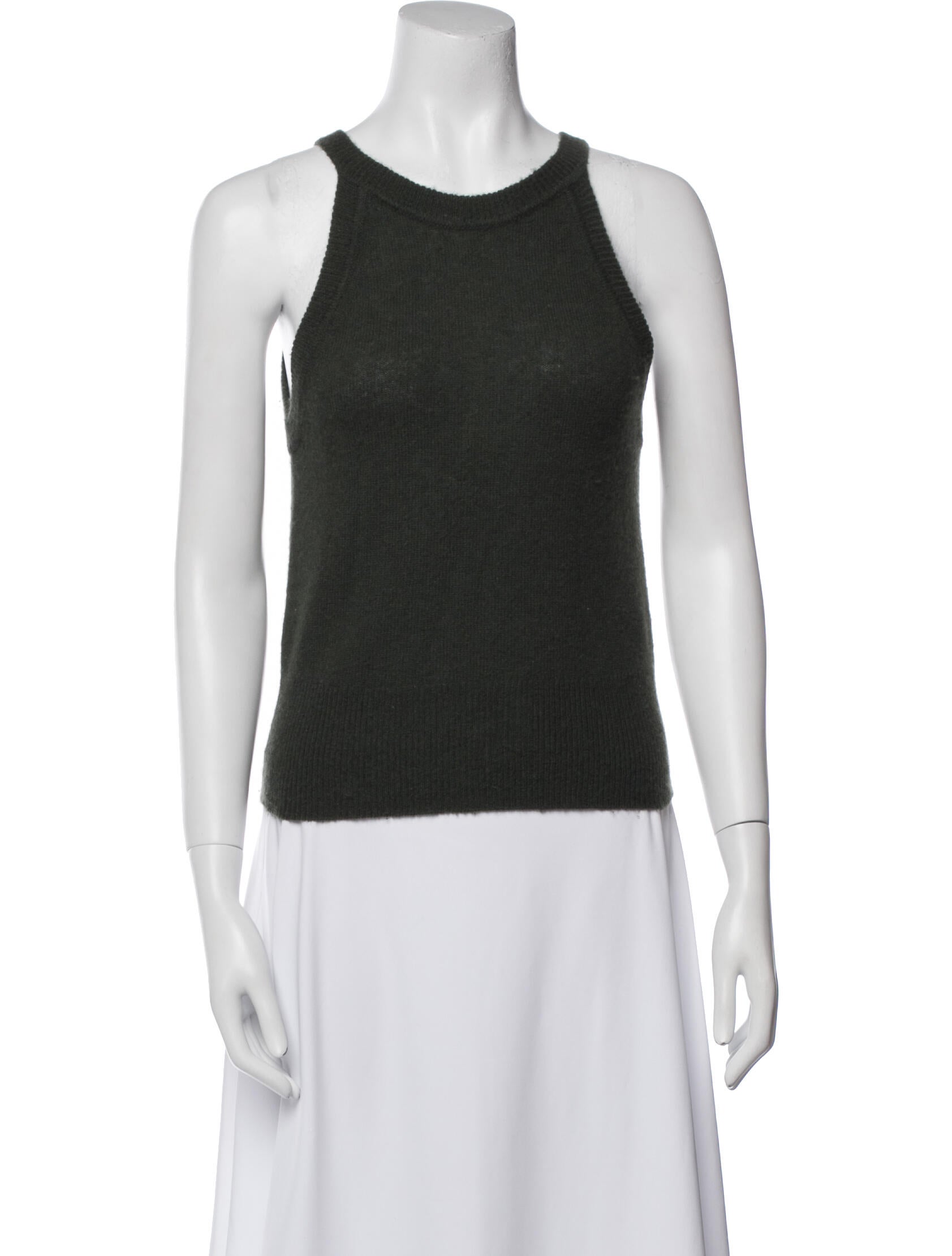 Veronica Beard Cashmere Scoop Neck Top