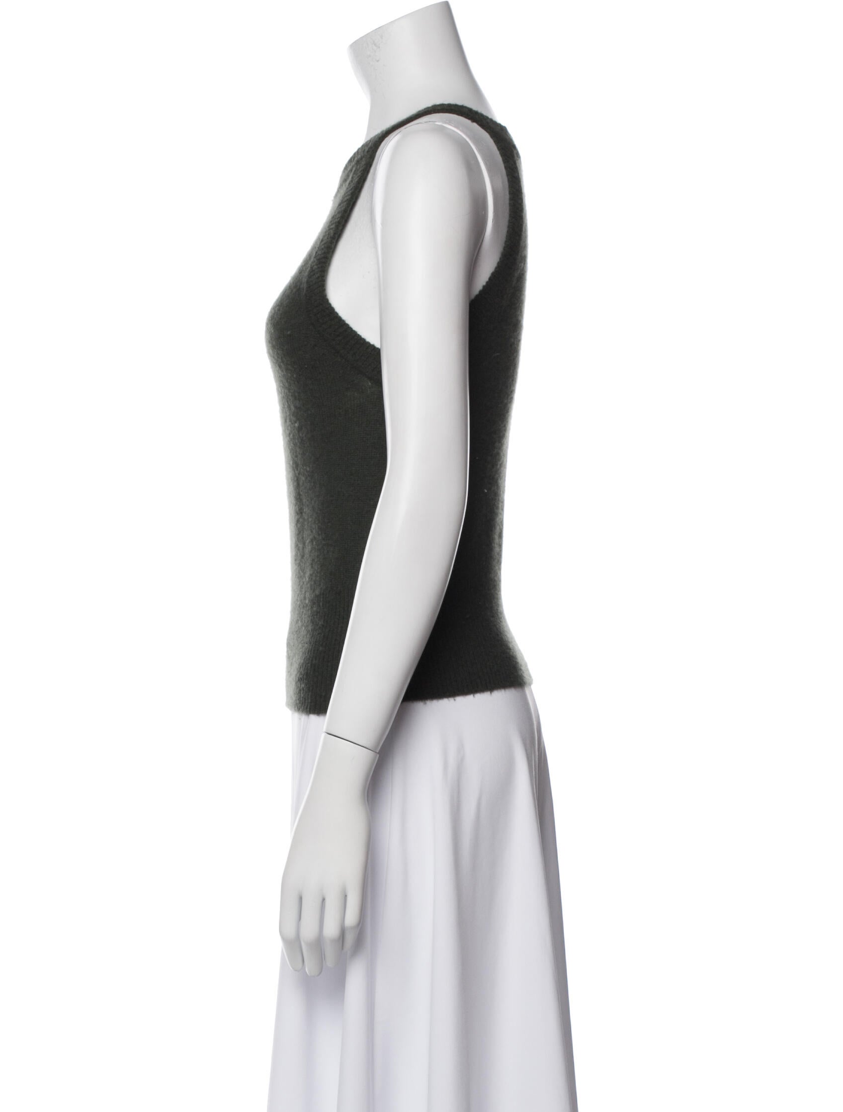 Veronica Beard Cashmere Scoop Neck Top