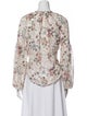 Veronica Beard Silk Floral Print Blouse