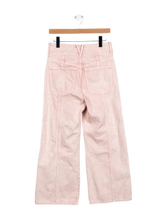 Veronica Beard High-Rise Wide Leg Jeans