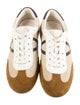 Veronica Beard Suede Colorblock Pattern Sneakers