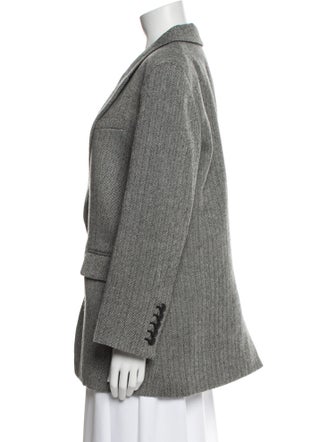 Veronica Beard Wool Houndstooth Print Blazer