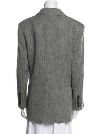 Veronica Beard Wool Houndstooth Print Blazer