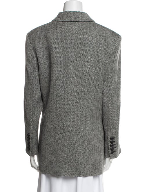 Veronica Beard Wool Houndstooth Print Blazer