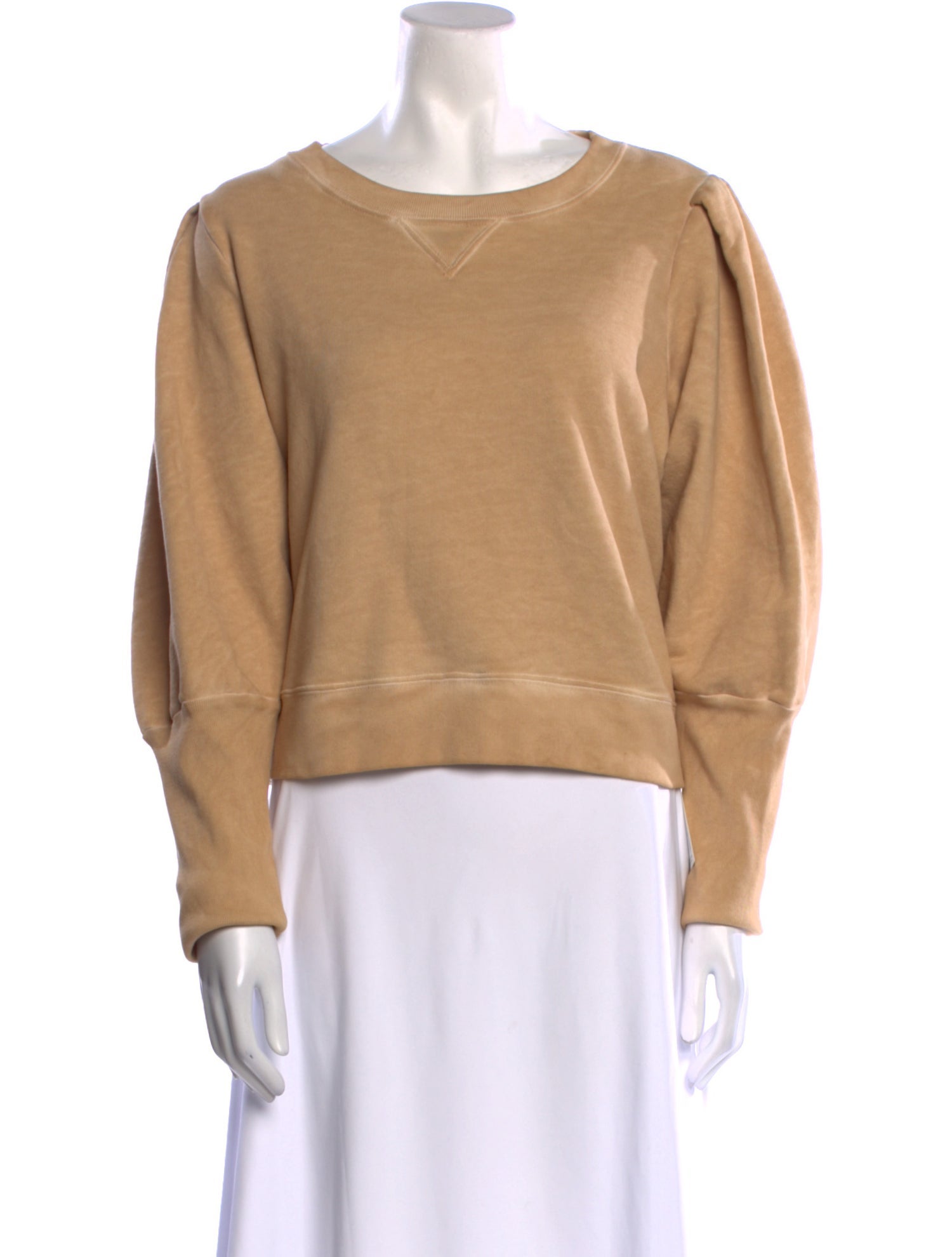 Veronica Beard Scoop Neck Long Sleeve Sweatshirt