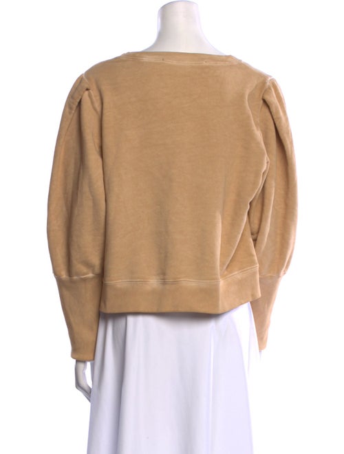 Veronica Beard Scoop Neck Long Sleeve Sweatshirt