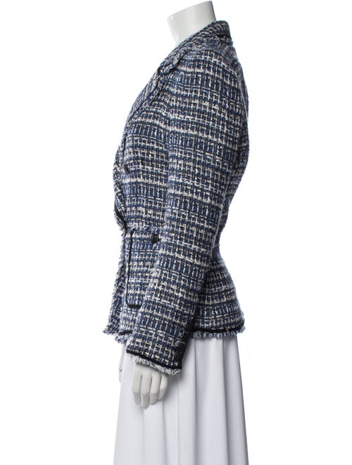 Veronica Beard Plaid Print Blazer