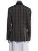 Veronica Beard Plaid Print Blazer